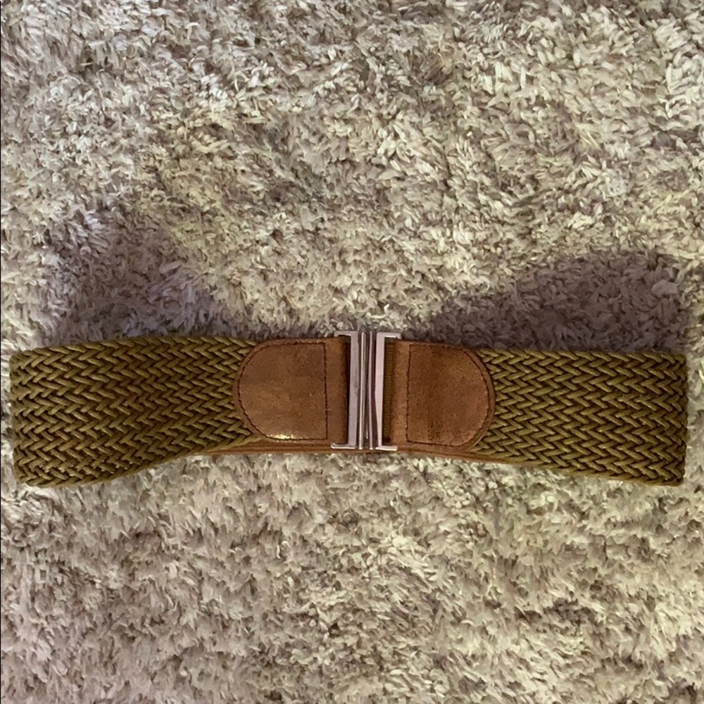 Braided light brown/tan belt